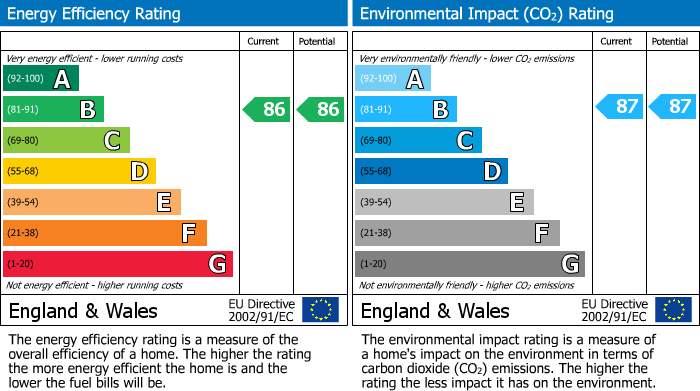 EPC Graph for Plot 7, The Nurseries, Kilham, Driffield