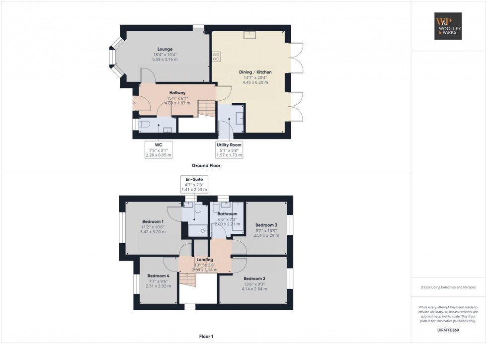 Floorplan for Plot 6, The Nurseries, Kilham, Driffield