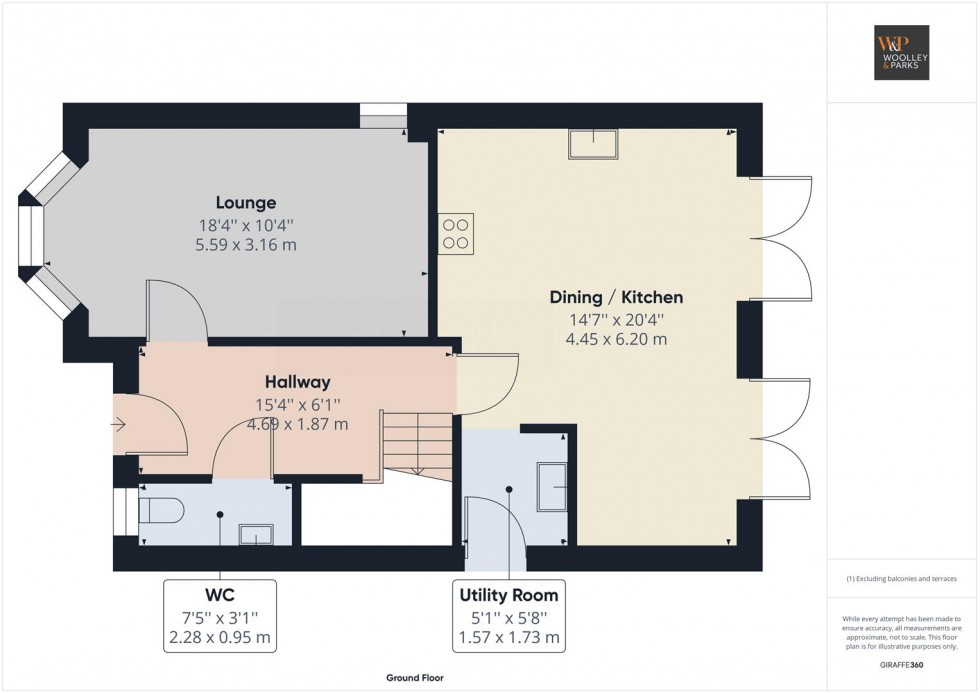 Floorplan for Plot 6, The Nurseries, Kilham, Driffield