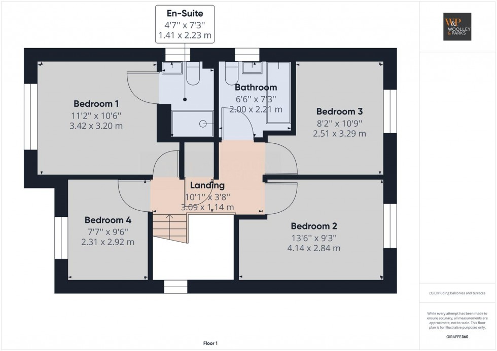 Floorplan for Plot 6, The Nurseries, Kilham, Driffield