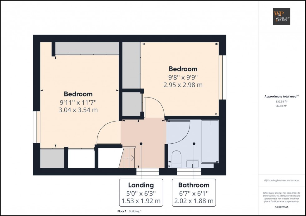Floorplan for Cherry Way, Nafferton, Driffield