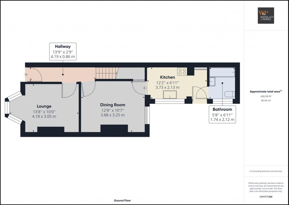 Floorplan for Queensgate, Beverley
