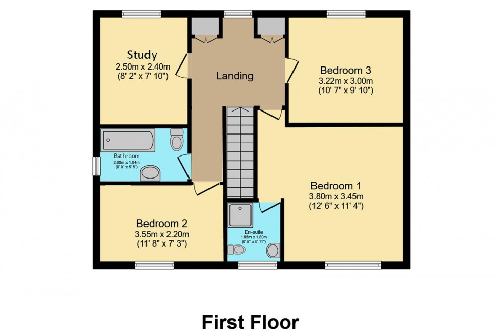 Floorplan for Plot 2, Skylark Paddocks, North Back Lane, Kilham