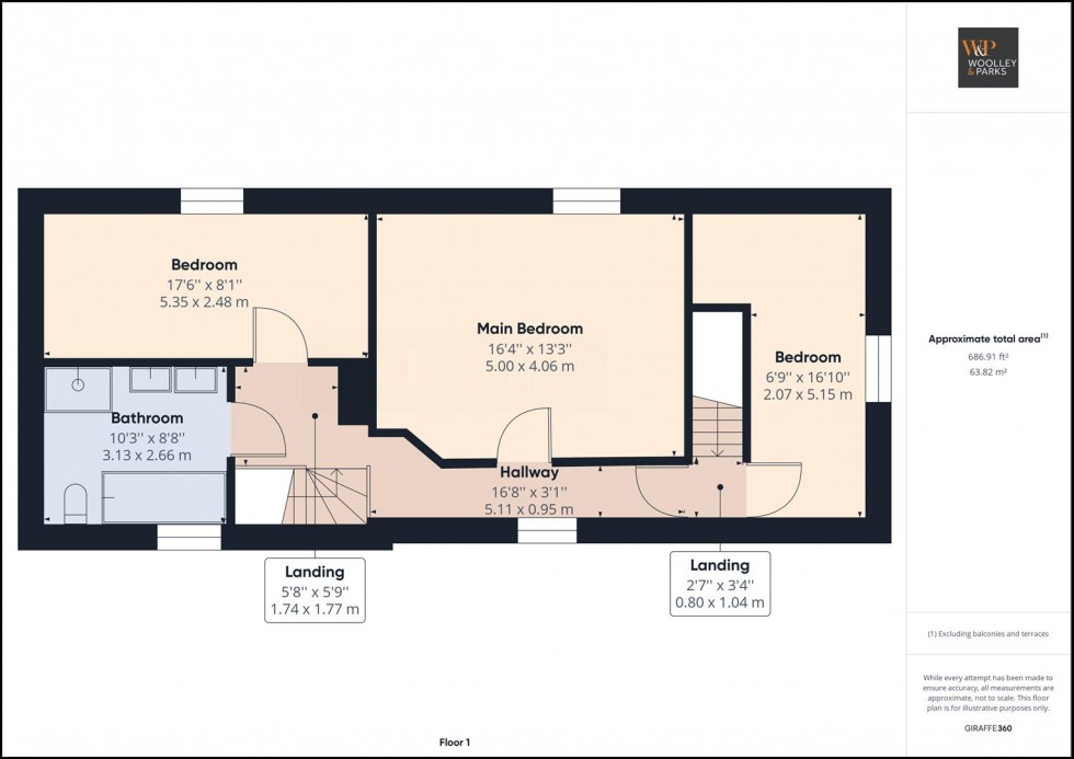 Floorplan for Eastgate, Ulrome, Driffield