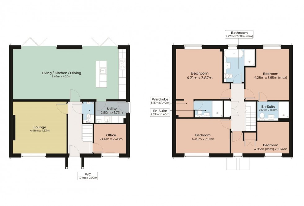 Floorplan for Plot 24, Manor Farm, Beeford, YO25 8BD