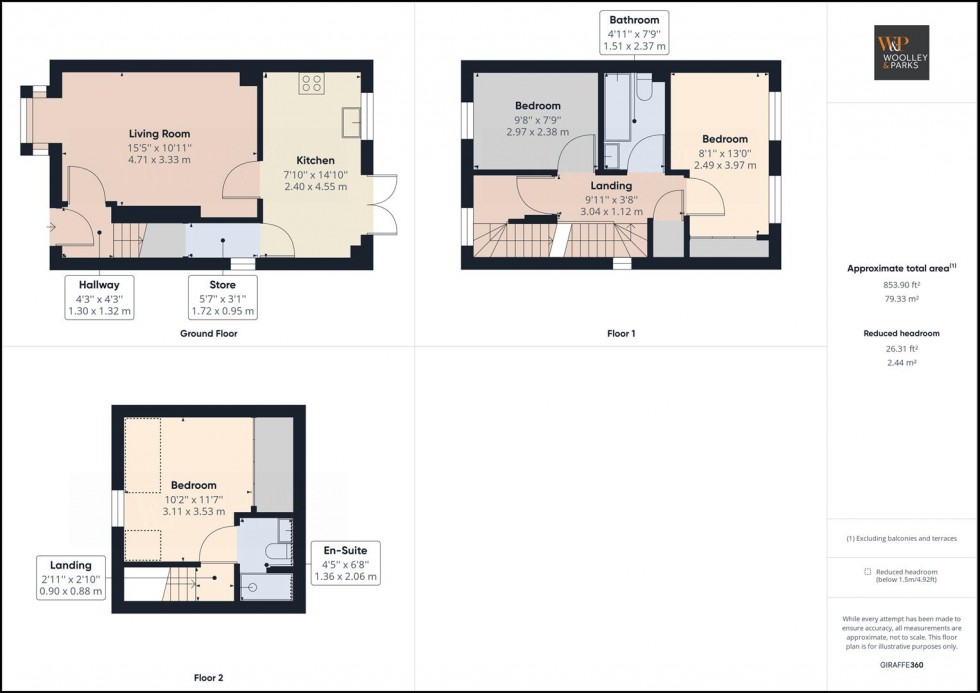Floorplan for Priory Close, Nafferton, Driffield