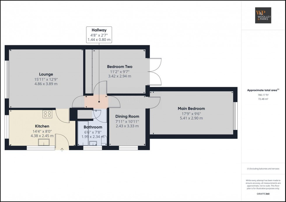 Floorplan for Hazel Close, Driffield