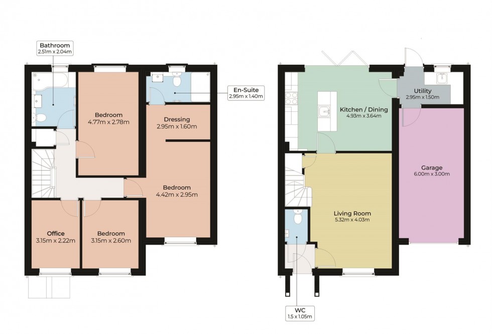 Floorplan for Plot 19, The Fold, Manor Farm, Beeford