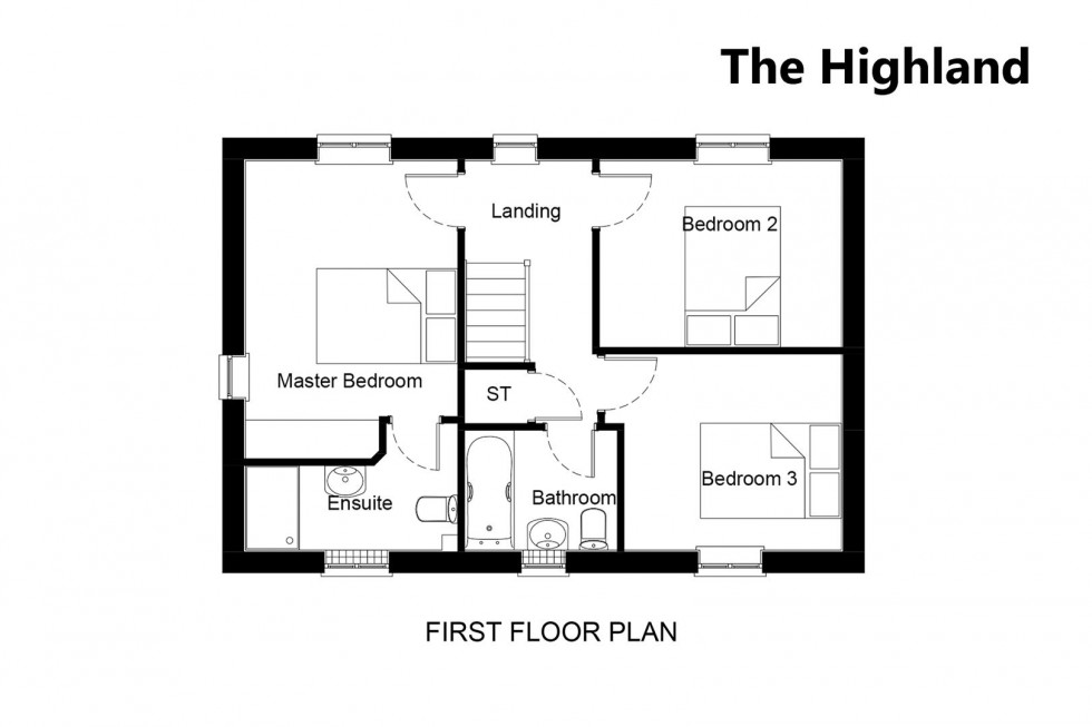 Floorplan for Plot 30, The Redwoods, Leven, Beverley