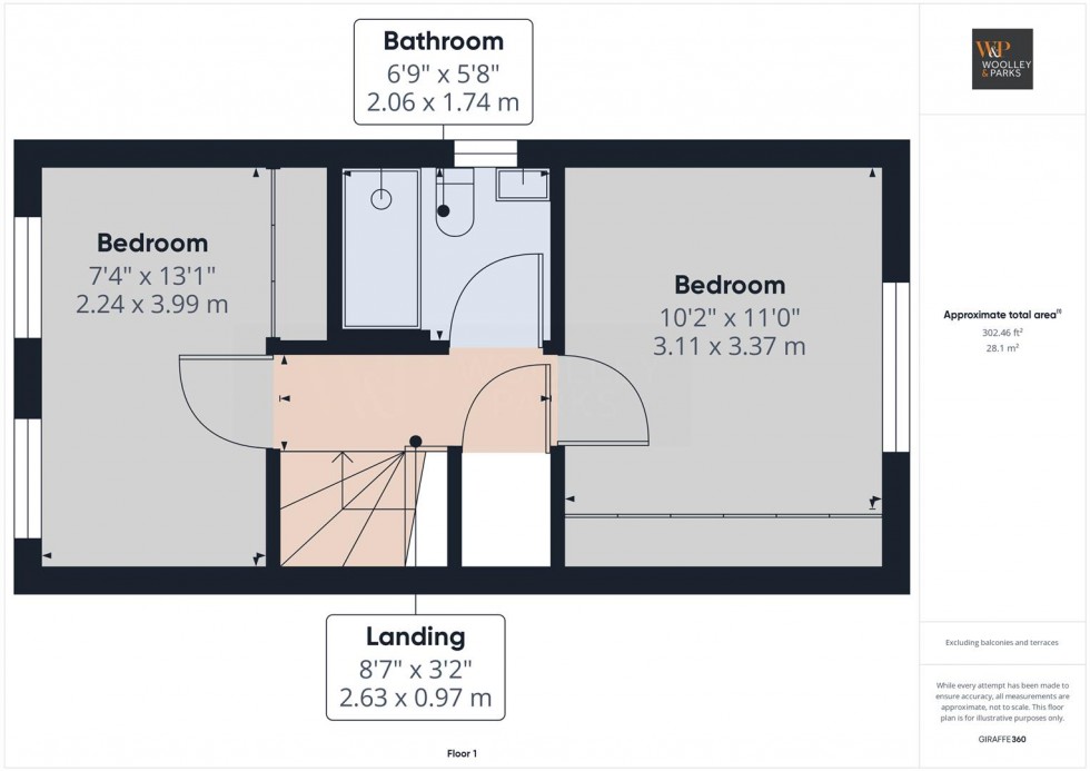 Floorplan for West End Falls, Nafferton, Driffield