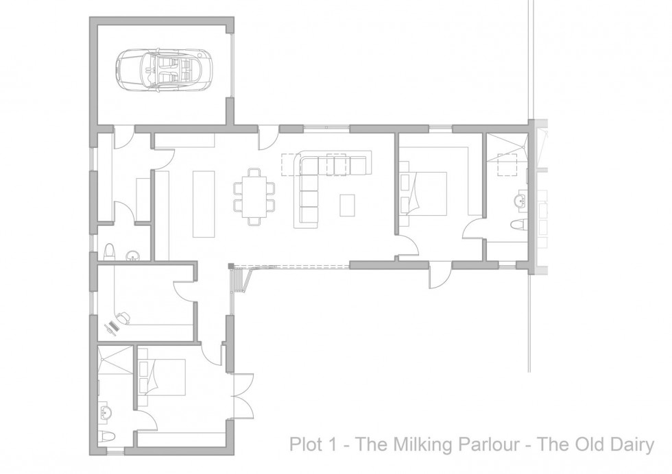 Floorplan for The Milking Parlour, Rise Lane, Catwick, Beverley