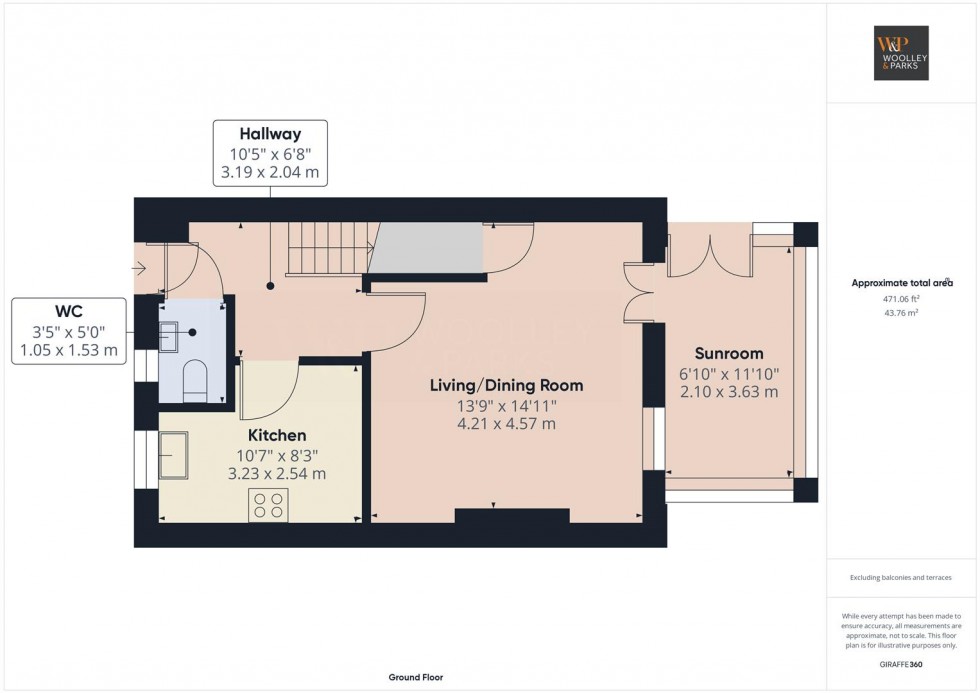 Floorplan for Reynard Close, Cranswick, Driffield
