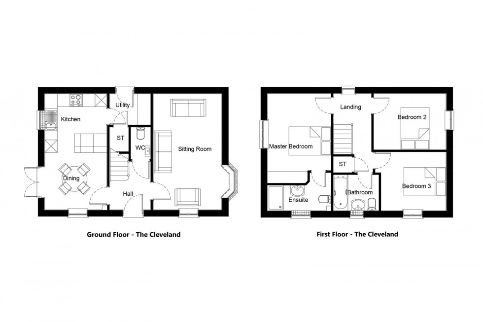 Floorplan for Plot 43, The Redwoods, Leven, Beverley