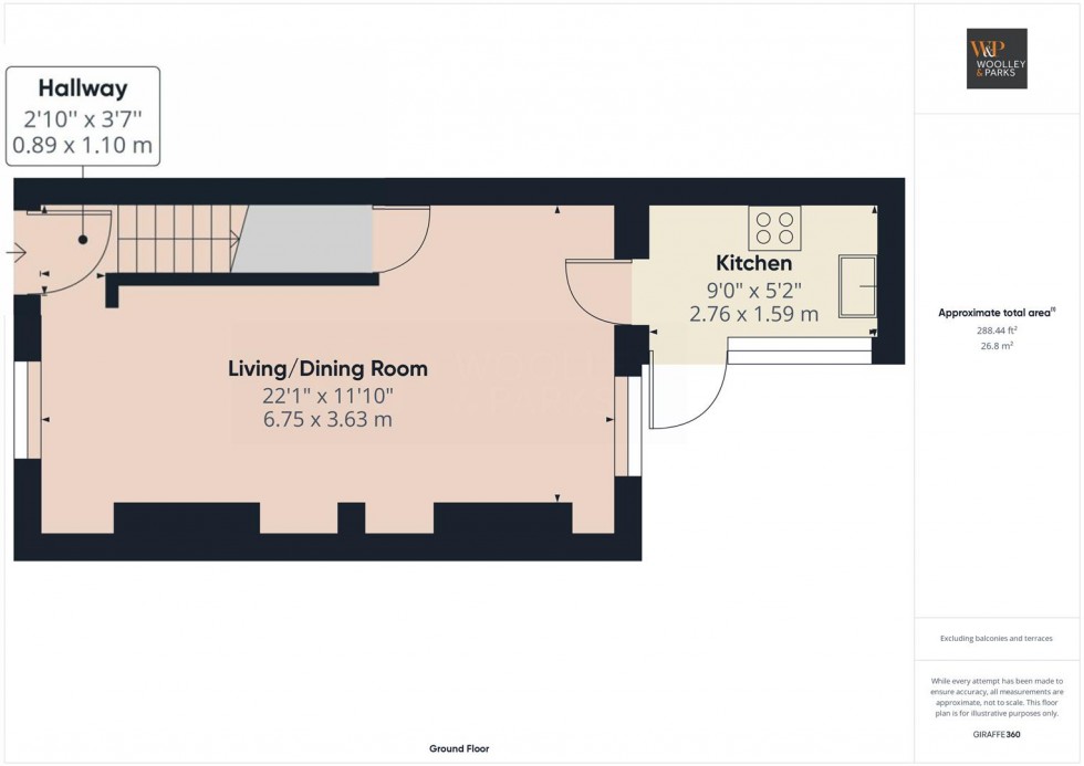 Floorplan for King Street, Driffield