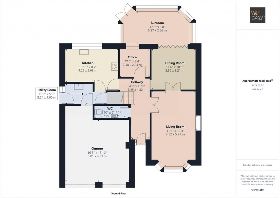 Floorplan for Fern Close, Driffield