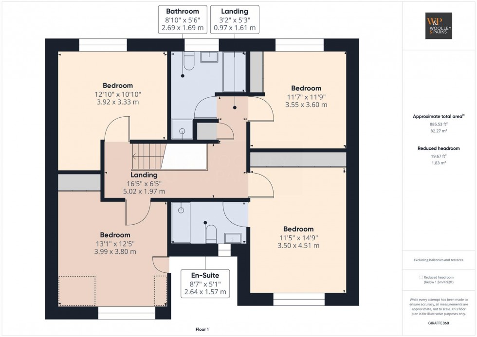 Floorplan for Fern Close, Driffield