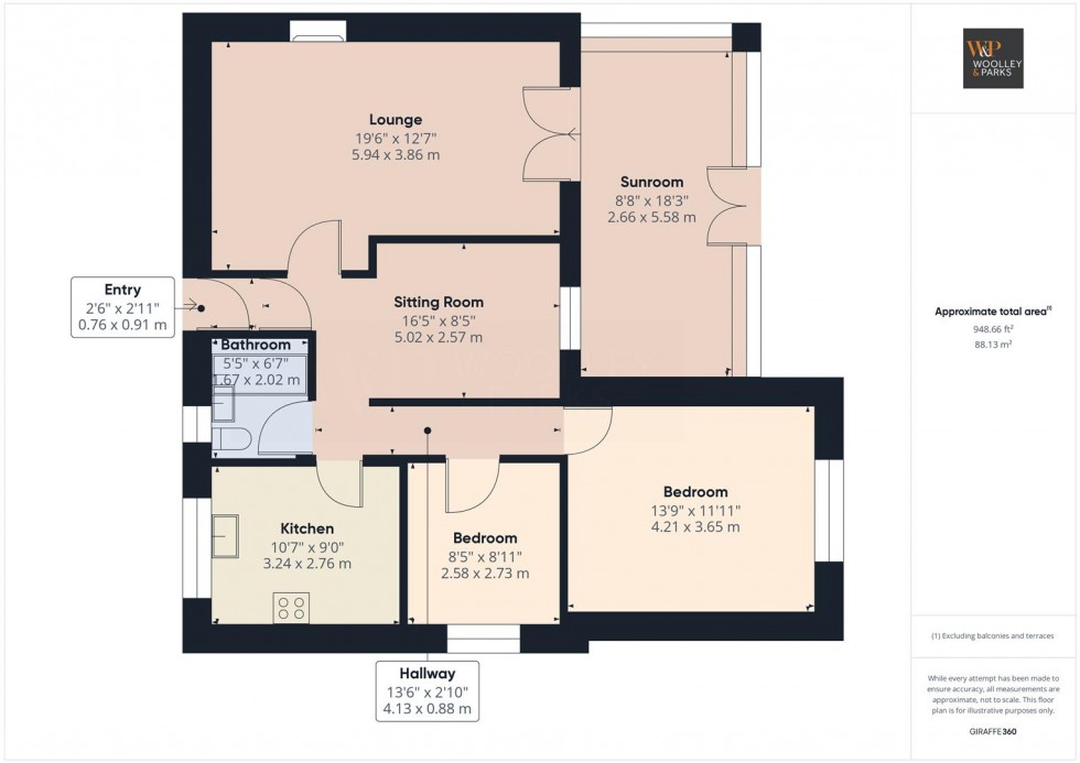 Floorplan for Braemar Court, Beeford, Driffield