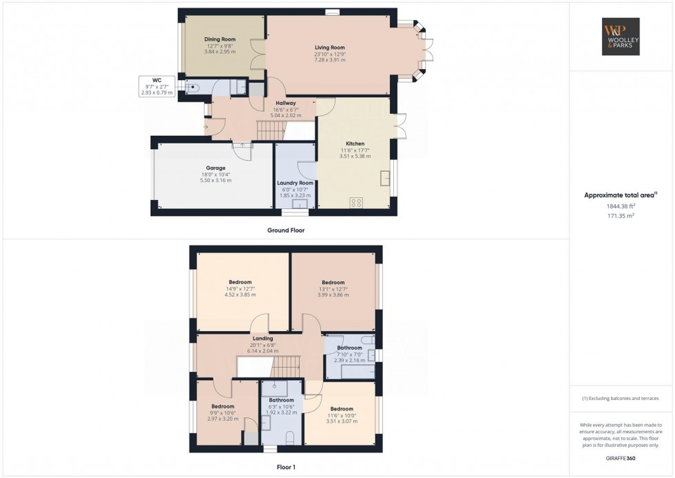 Floorplan for Station Road, Hutton Cranswick, Driffield