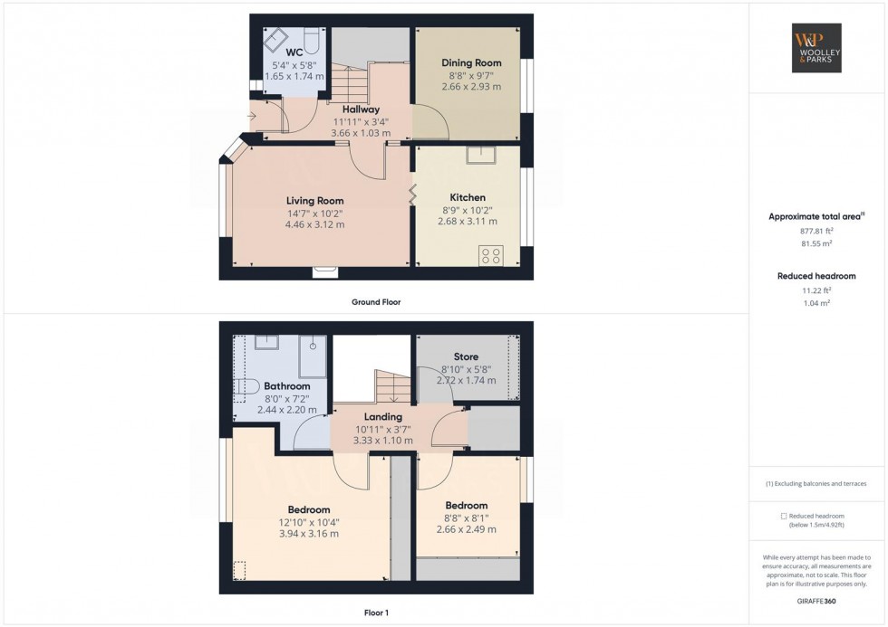 Floorplan for Taylors Field, Driffield