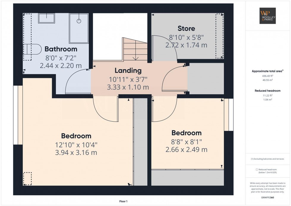 Floorplan for Taylors Field, Driffield