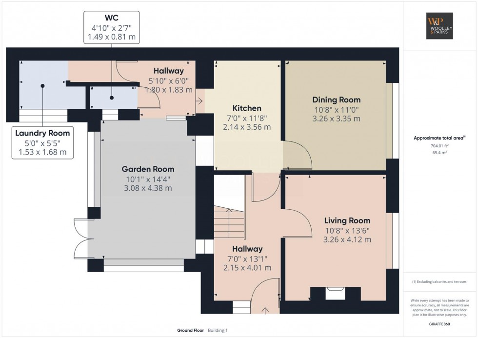 Floorplan for West Avenue, Burton Fleming, Driffield