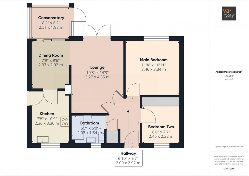 Floorplan for The Vineyards, Leven, Beverley