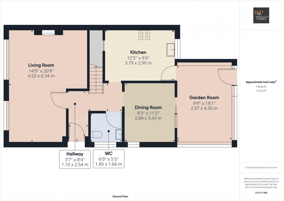 Floorplan for Mill House Way, Skirlaugh, Hull
