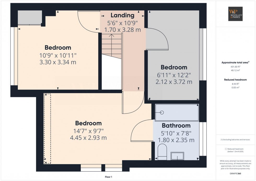 Floorplan for Mill House Way, Skirlaugh, Hull