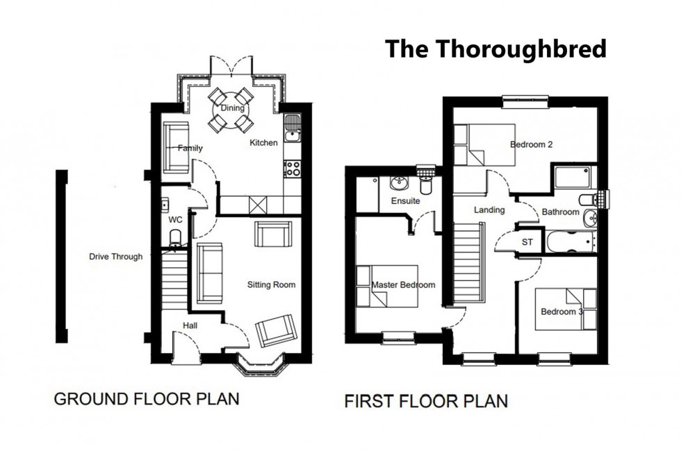 Floorplan for Plot 33, The Redwoods, Leven, Beverley