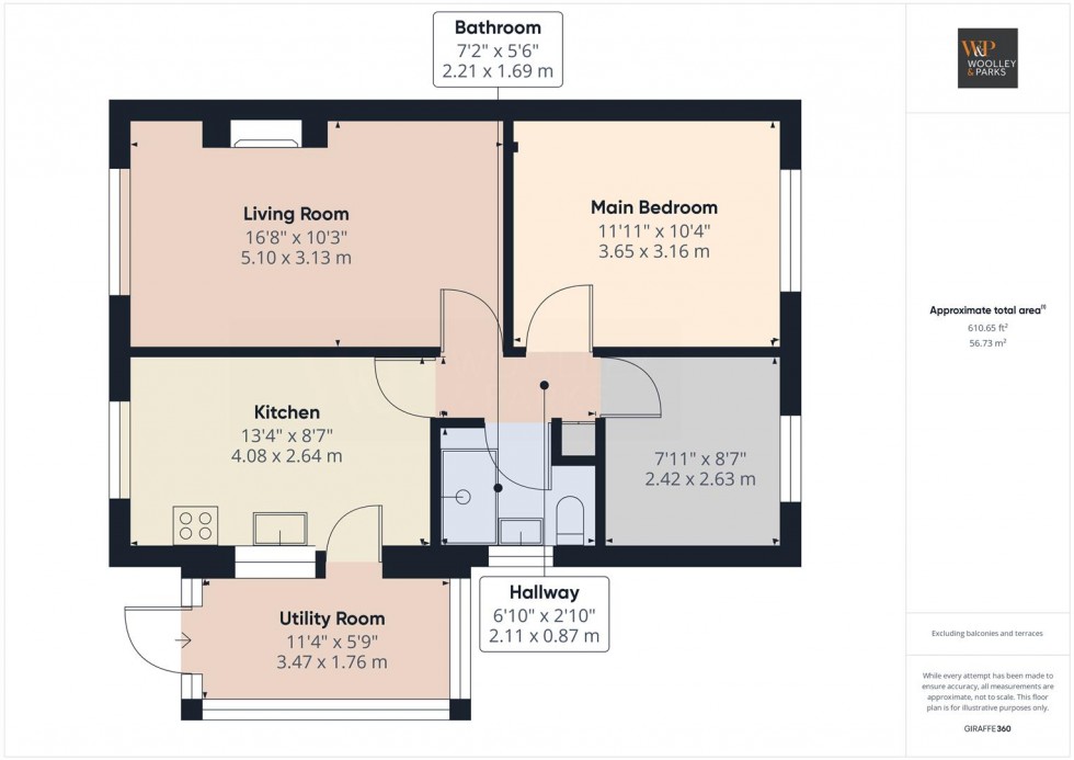 Floorplan for Maple Walk, Brandesburton, Driffield